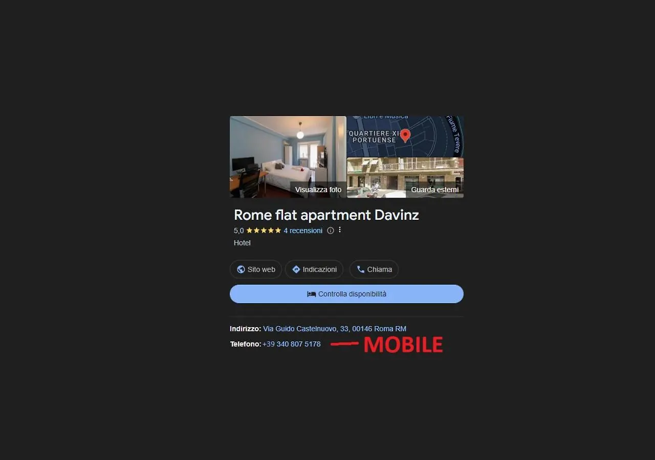 Rome Flat Apartment Davinz
